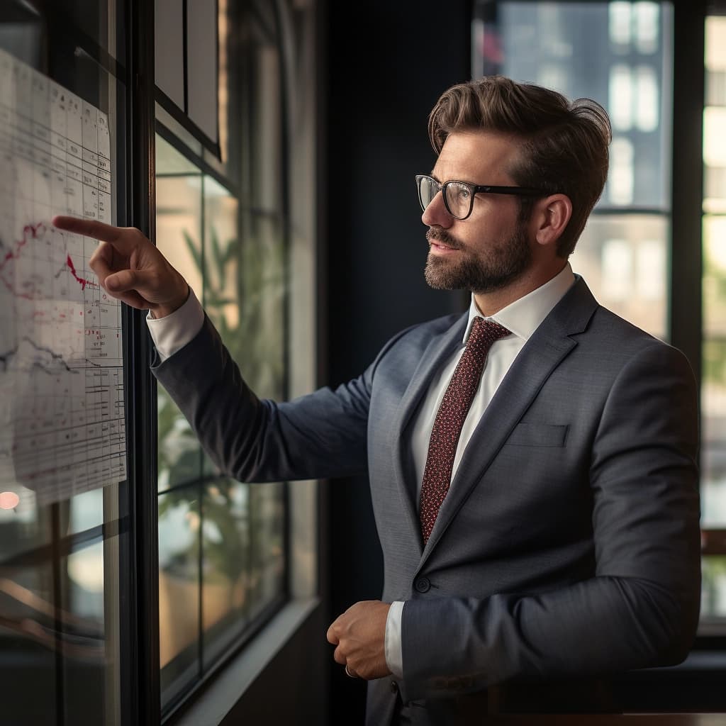 man_in_business_attire_points_to_charts